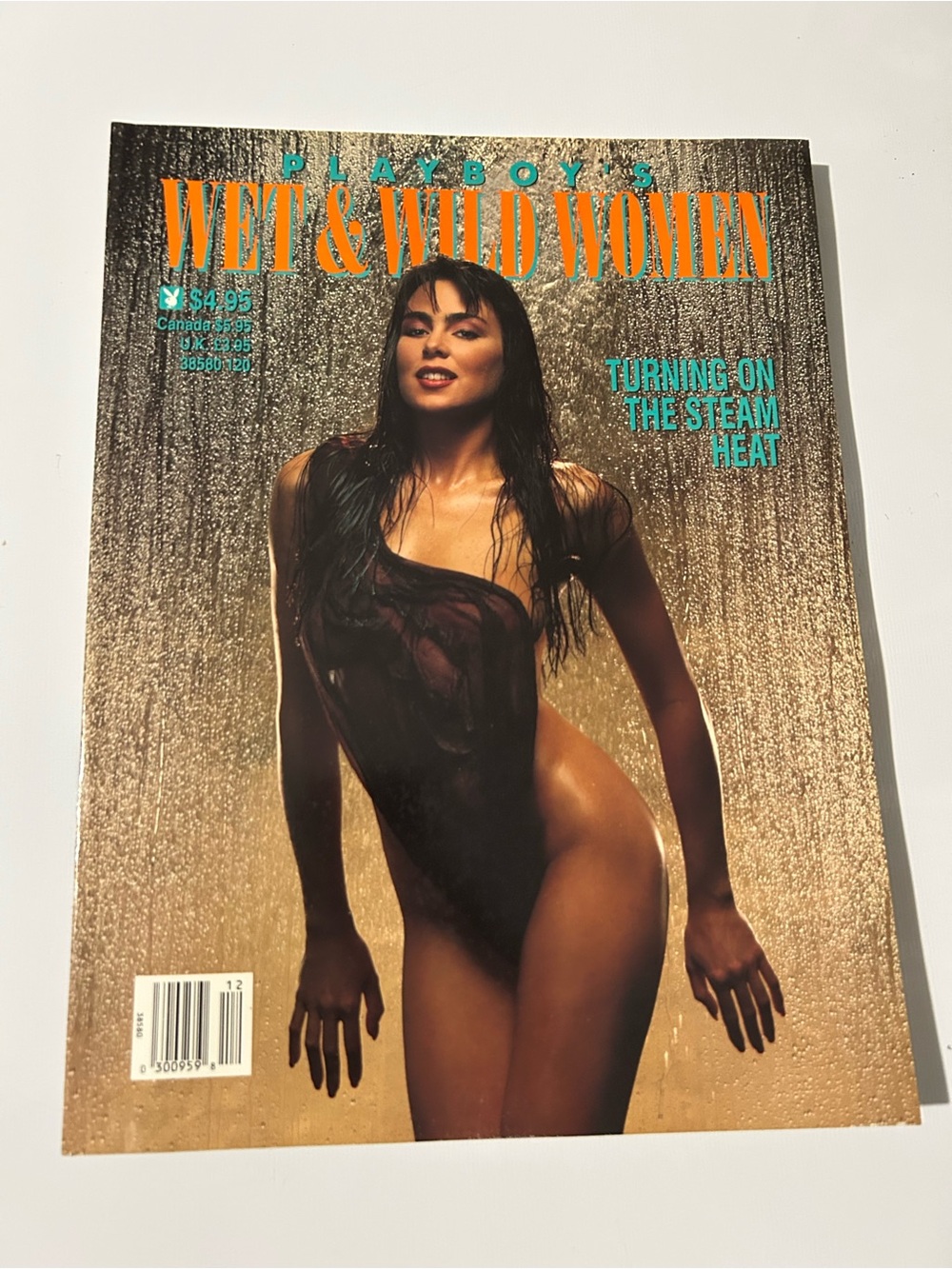 Playboy's Wet & Wild Women Magazine - Black Cover Photo